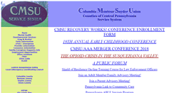 Desktop Screenshot of cmsu.org